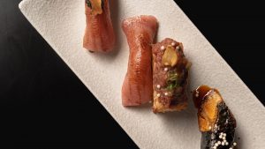 Nigiri de toro, Restaurante Six en La Moraleja